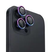 UNIQ iPhone 16 Pro/16 Pro Max Kameralinsskydd Härdat Glas Optix - Iriserande