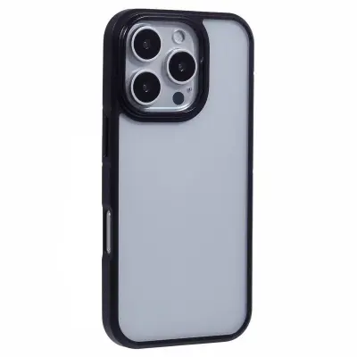 X-LEVEL iPhone 16 Pro Max Mobilskal Akryl+Silikon Svart