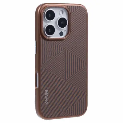 X-LEVEL iPhone 16 Pro Max Mobilskal Magnetisk Guld