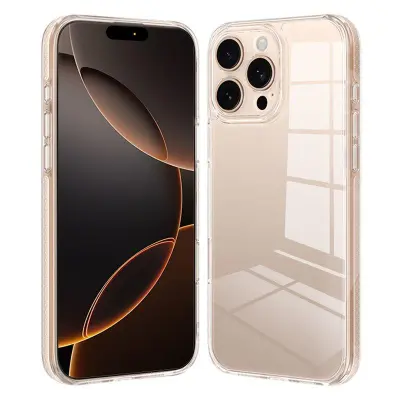 XUNDD iPhone 16 Pro Max Mobilskal Klar Anti-Scratch Hård PC Transparent