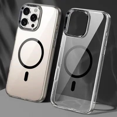XUNDD iPhone 16 Pro Max Mobilskal MagSafe TPU+Acrylic Transparent