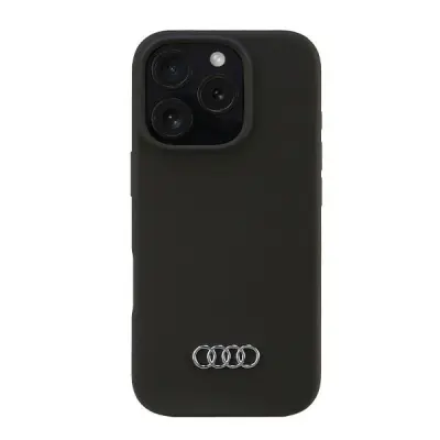 Audi iPhone 16 Pro Mobilskal Silikon - Svart
