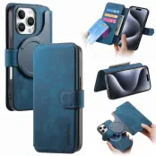 CASENEO iPhone 16 Pro Plånboksfodral Konstläder - Blå