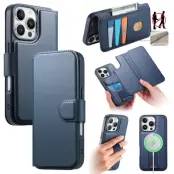 CASENEO iPhone 16 Pro Plånboksfodral Konstläder - Blå