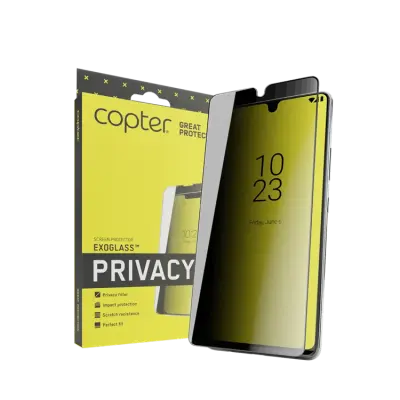 Copter iPhone 16 Pro Härdat Glas Skärmskydd Privacy Flat