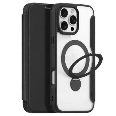 DUX DUCIS Skin X Pro Series iPhone 16 Pro Fodral KonstLäder - Svart