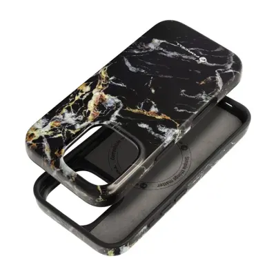 Forcell iPhone 16 Pro Mobilskal MagSafe Mirage - Svart Marble