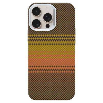 GKK iPhone 16 Pro Fodral - Hård PC - MagSafe - Sunrise Gold