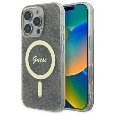 Guess iPhone 16 Pro Mobilskal MagSafe IML 4G - Brun