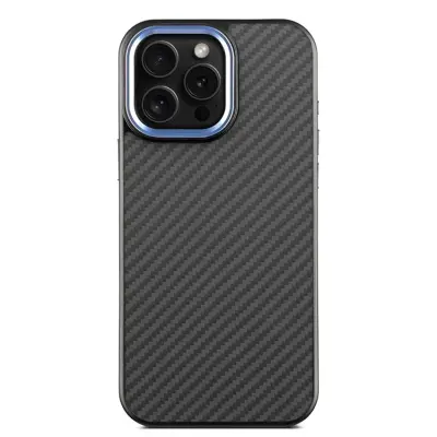 iPhone 16 Pro Mobilskal Magsafe Aramid Fiber - Blå