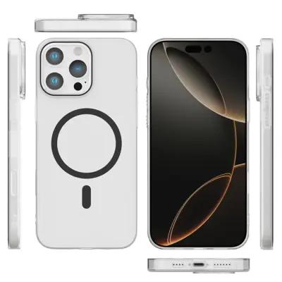 iPhone 16 Pro Mobilskal MagSafe Compatible Protective (Svart)