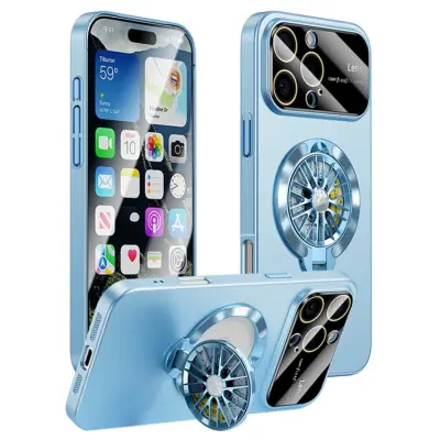 iPhone 16 Pro Mobilskal Magsafe Hard PC - Blå (Blå)