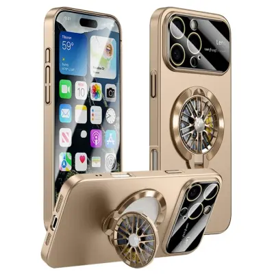 iPhone 16 Pro Mobilskal Magsafe Hard PC - Brons (Bronze)