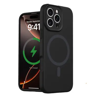 iPhone 16 Pro Mobilskal MagSafe Precise Cutouts - Svart