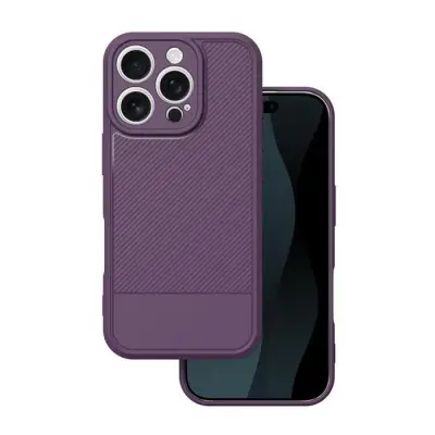 iPhone 16 Pro Mobilskal Simple Carbon (Lila)