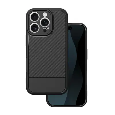 iPhone 16 Pro Mobilskal Simple Carbon (Svart)