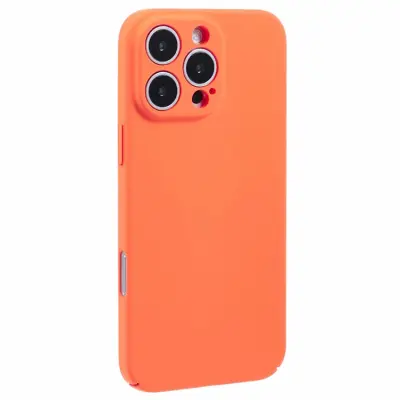 iPhone 16 Pro Mobilskal Skin-Touch Rubberized PC - Orange