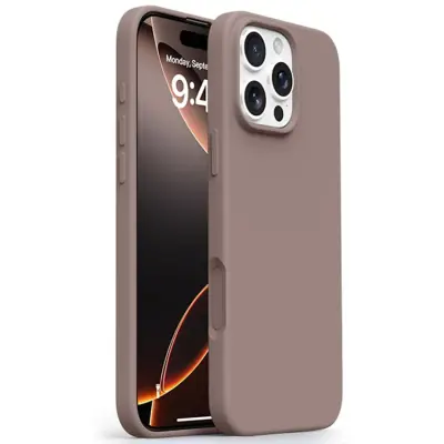 iPhone 16 Pro Mobilskal Ultra Thin Silikon - Chestnut Brun