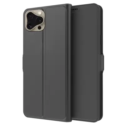 iPhone 16 Pro Plånboksfodral Shockproof (Svart)