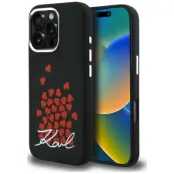 KARL LAGERFELD Mobilskal För iPhone 16 Pro MagSafe Silikon Heart Sign Logo