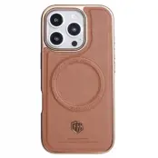 KIGC iPhone 16 Pro Mobilskal Magsafe Electroplating - Titanguld