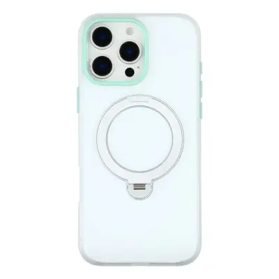KIGC iPhone 16 Pro Mobilskal Rotating Kickstand - Transparent