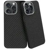 KZDOO Mobilskal till iPhone 16 Pro Aramid Fiber - Svart