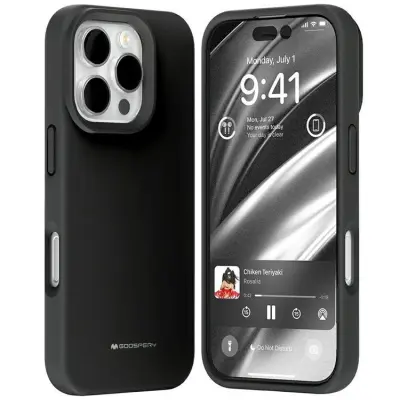 Mercury iPhone 16 Pro Mobilskal MagSafe Pure Silikon - Svart