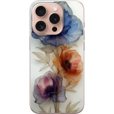 Mobilskal till Apple iPhone 16 Pro med Silkesblommor
