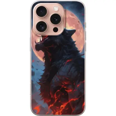 Mobilskal till Apple iPhone 16 Pro med Ylande varg