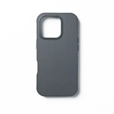 Mujjo Shield Case (iPhone 16 Pro) - Gråblå