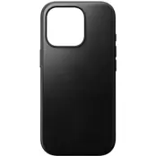 Nomad Modern Horween Leather Case (iPhone 16 Pro) - Svart