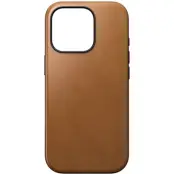 Nomad Modern Leather Case (iPhone 16 Pro) - Svart