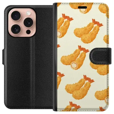 Plånboksfodral till Apple iPhone 16 Pro med Räkor