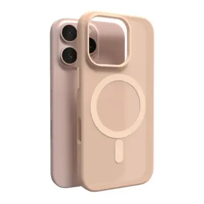 Puro iPhone 16 Pro Mobilskal Magsafe Daylight Silikon - Beige