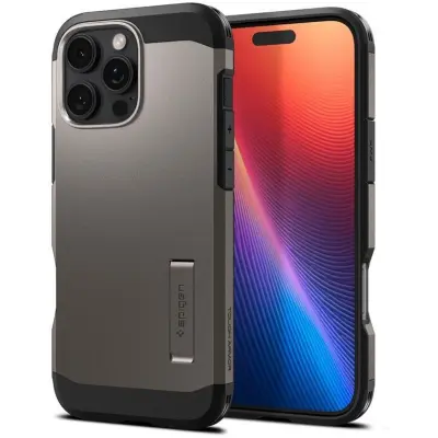Spigen Tough Armor AI MagFit (iPhone 16 Pro) - Metal slate