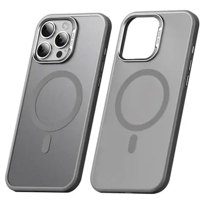 SULADA iPhone 16 Pro Mobilskal MagSafe Ultra-Tunn PC+TPU Grå