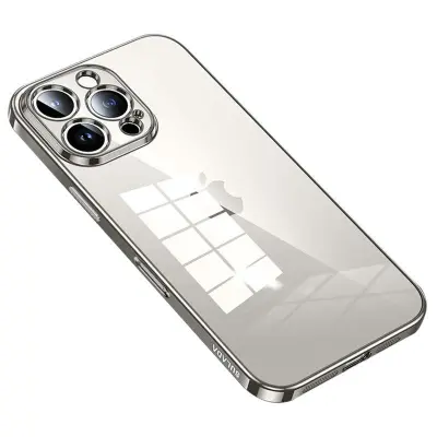 SULADA iPhone 16 Pro Mobilskal Ultra-Tunt Elektropläterat TPU Grå