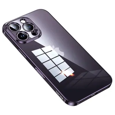 SULADA iPhone 16 Pro Mobilskal Ultra-Tunt Elektropläterat TPU Lila