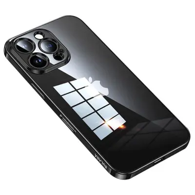 SULADA iPhone 16 Pro Mobilskal Ultra-Tunt Elektropläterat TPU - Svart