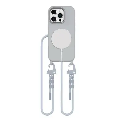 Tech-Protect iPhone 16 Pro Mobilhalsband Skal Magsafe - Grå
