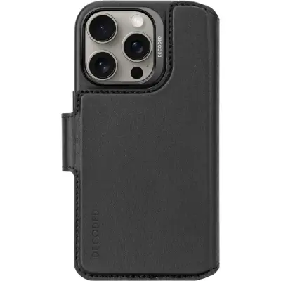 Decoded Detachable Wallet (iPhone 16 Pro) - Svart