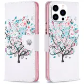 Trolsk Plånboksfodral - Blommande Träd (iPhone 16 Pro)