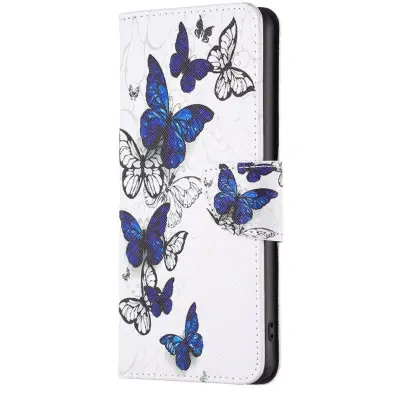 Trolsk Plånbok med Blåa Fjärilar (iPhone 16 Pro)