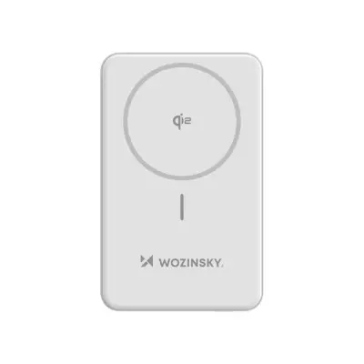 Wozinsky Qi2 Powerbank 10000 mAh 22.5W 1xUSB-C 1xUSB-A - Vit (Vit)