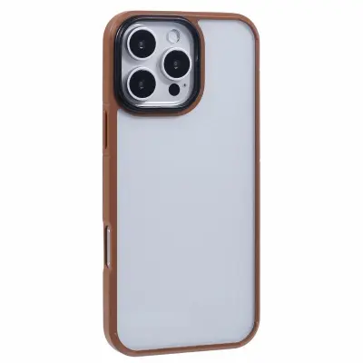 X-LEVEL iPhone 16 Pro Fodral Akryl+Silicone Transparent Guld