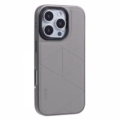 X-LEVEL iPhone 16 Pro Fodral Geometrisk Grå