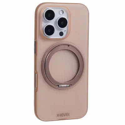 X-LEVEL iPhone 16 Pro Fodral Rotating Kickstand Guld