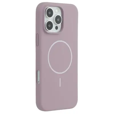 X-LEVEL iPhone 16 Pro Mobilskal MagSafe Flytande Silikon Lila