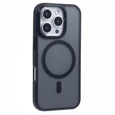 X-LEVEL iPhone 16 Pro Mobilskal MagSafe PC+TPU Svart